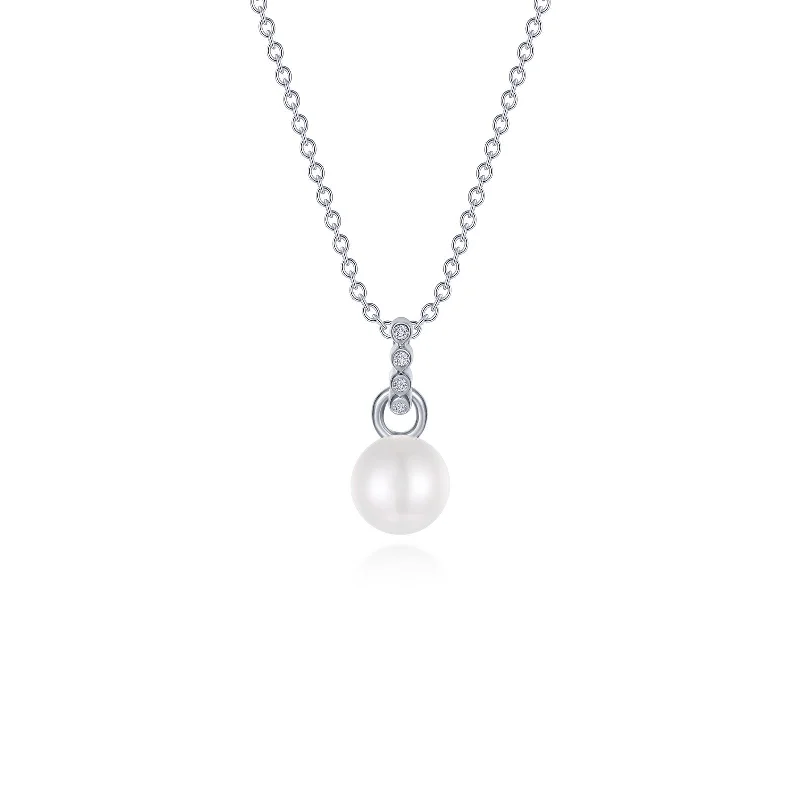 Lafonn Classic Pearl Necklace P0295PLP20