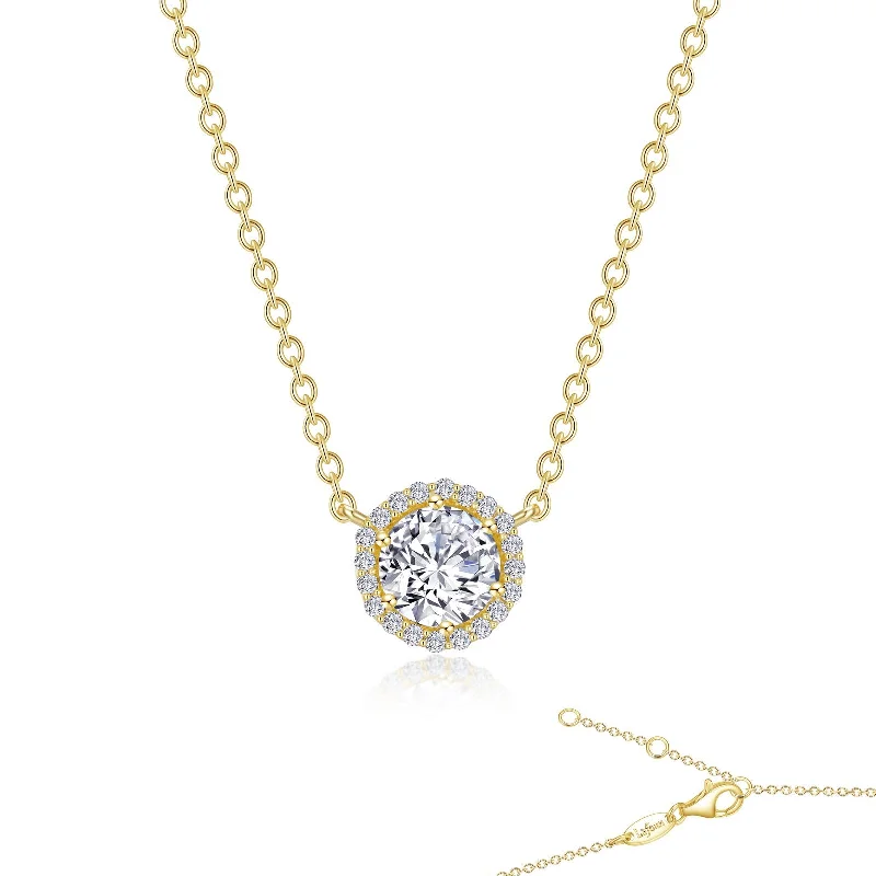 Lafonn Classic Round Diamond Necklace N0038CLG18