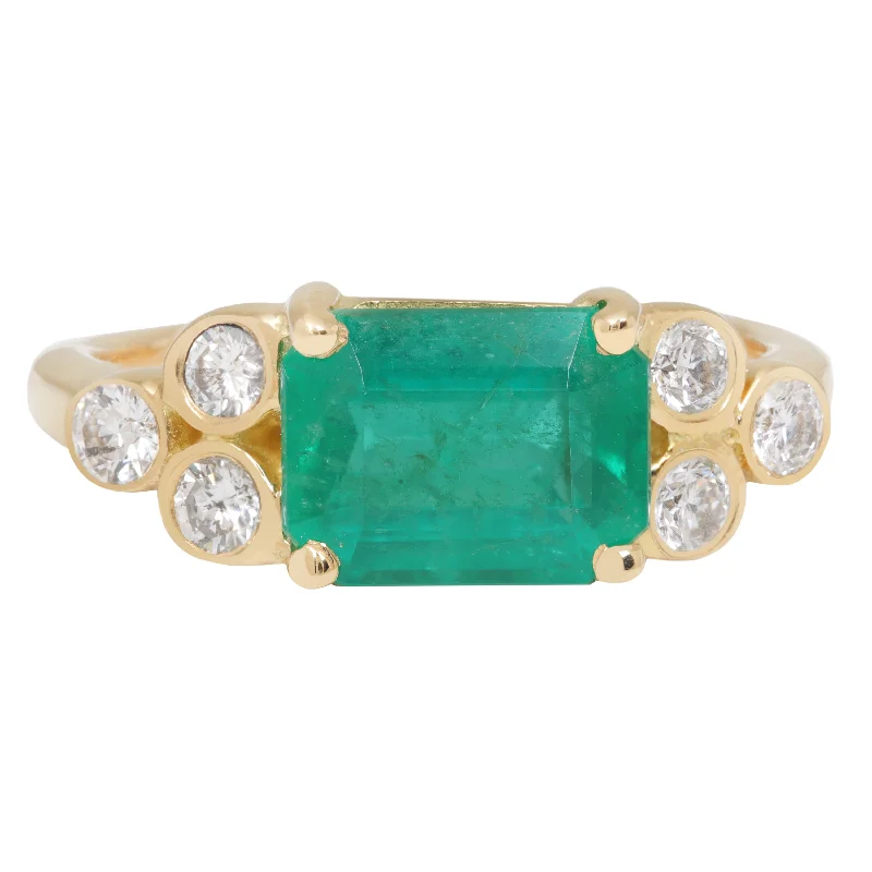 Nova Green Emerald Ring