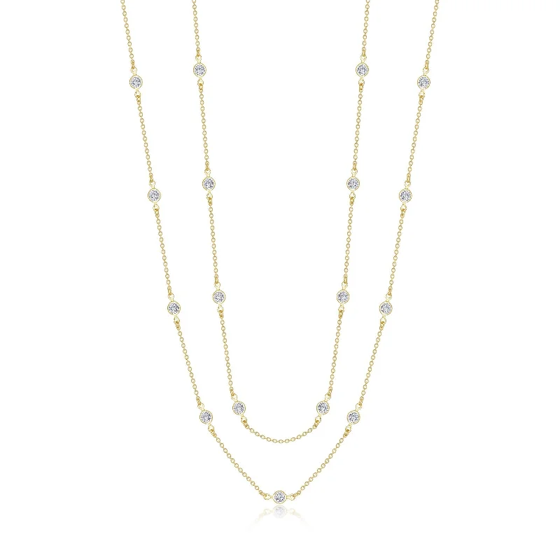 Lafonn Stackables Diamond Necklace N0016CLG36