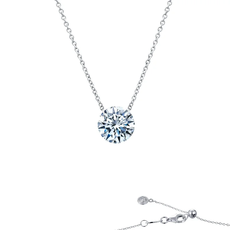 Lafonn Lassaire In Motion Round Diamond Necklace N0070CLP18