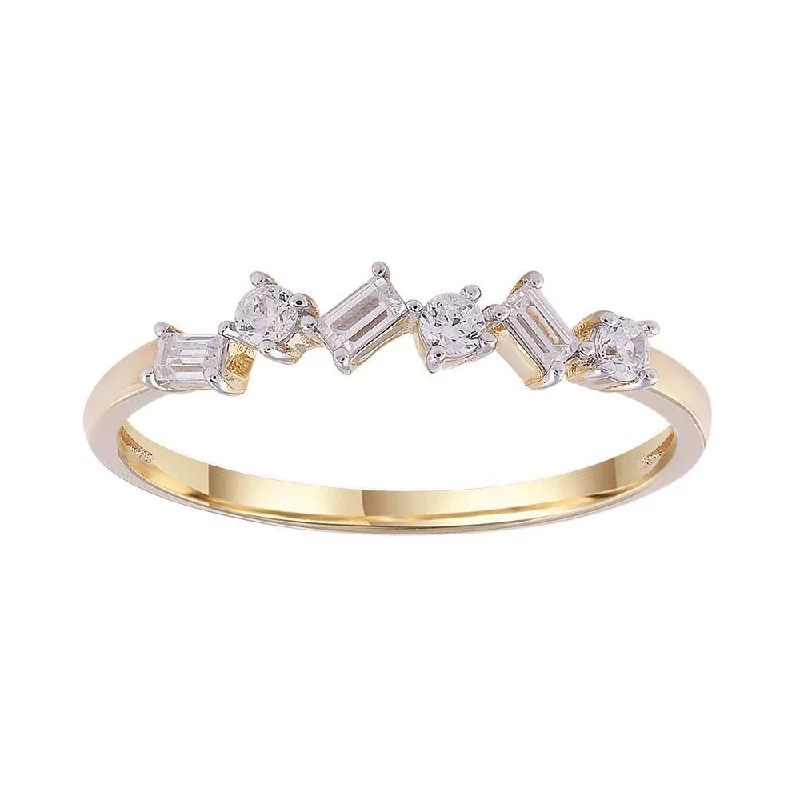 Custom - Designed Diamond Rings to Reflect Your Personality9K YELLOW GOLD DIAMOND RING