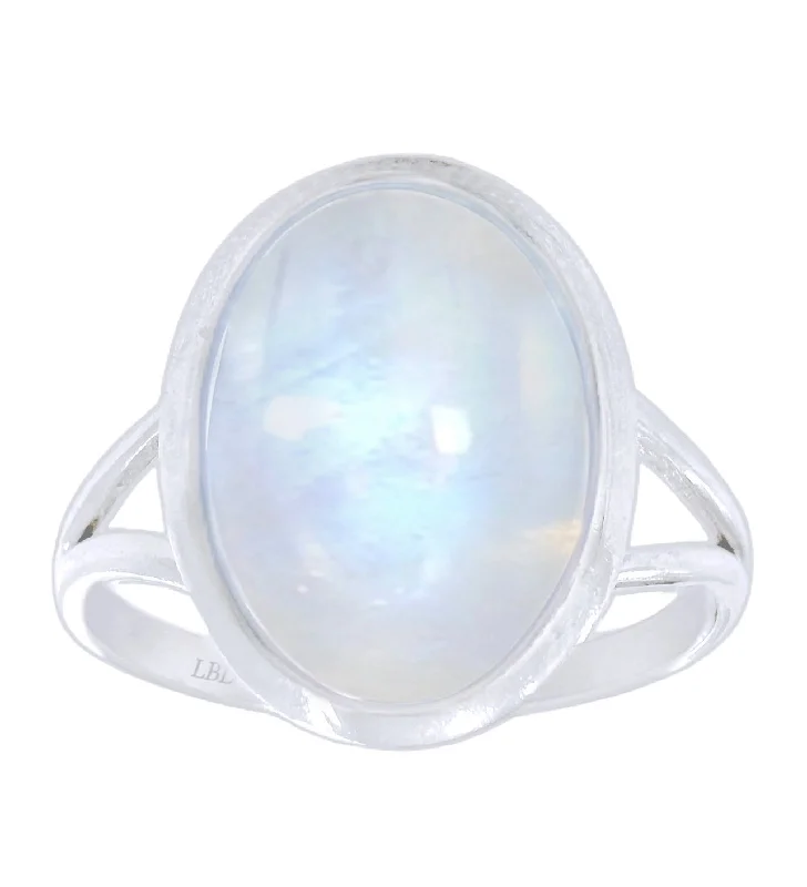 Amethyst Gemstone Rings in a Vintage - Style SettingLaihas Oval Moonstone Ring