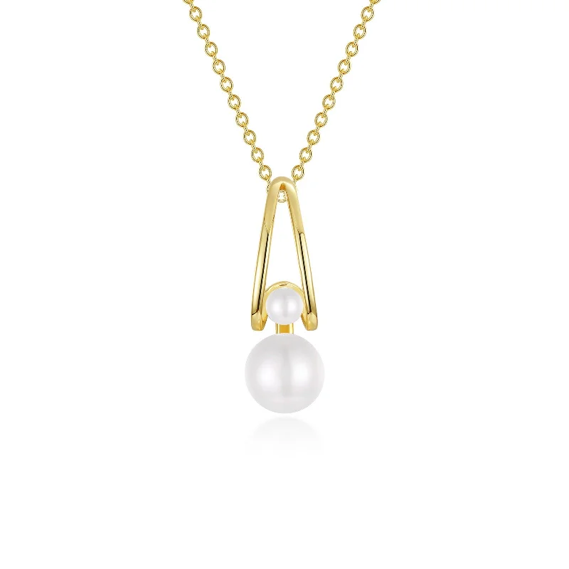 Lafonn Classic Pearl Necklace P0308PLG20