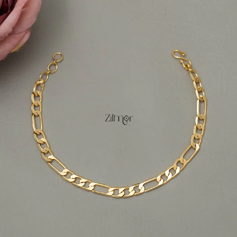 Bangle Bracelets with Birthstone AccentsKY101771 - Gold Toned Link Chain  Bracelet