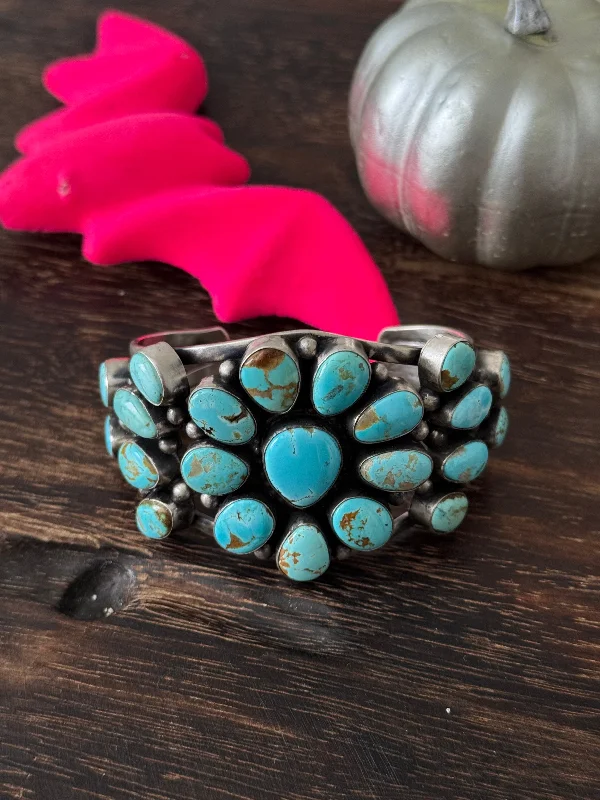 Stackable Cuff Bracelets for a Layered LookBobby Johnson Royston Turquoise & Sterling Silver Cuff Bracelet