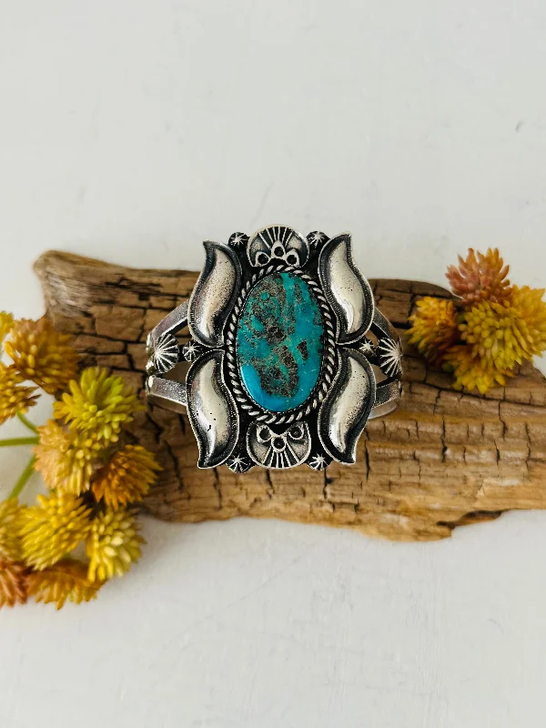 Stackable Cuff Bracelets for a Layered LookKindale Billah Kingman Turquoise & Sterling Silver Cuff Bracelet