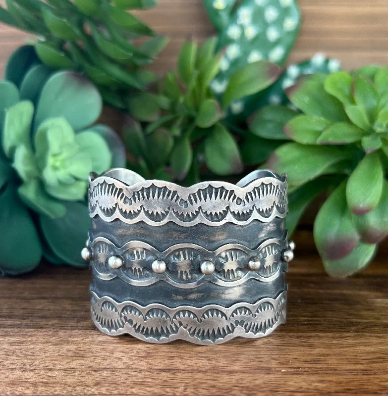 Cuff Bracelets with a Hinged Design for Added FlexibilityChimney Butte Sterling Silver Cuff Bracelet