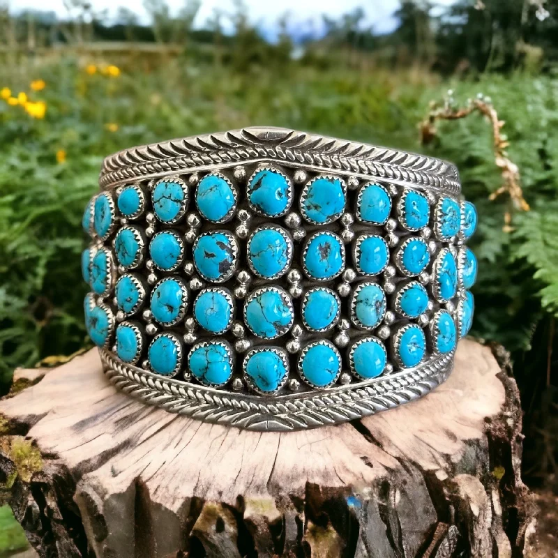 Minimalist Cuff Bracelets in Sleek Stainless SteelMerle House Kingman Turquoise & Sterling Silver Cuff Bracelet