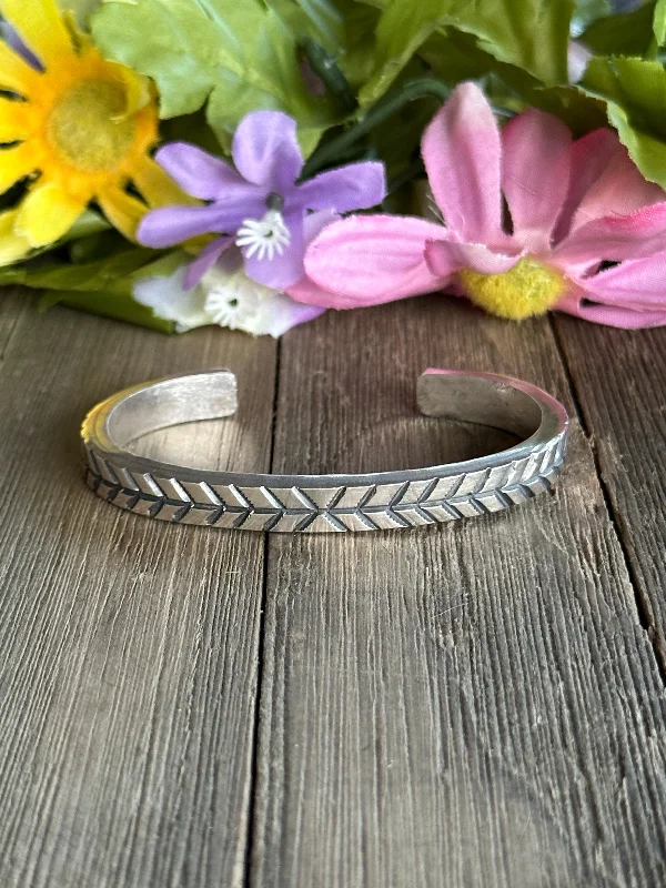 Adjustable Cuff Bracelets for a Perfect FitNavajo Made Sterling Silver Cuff Bracelet