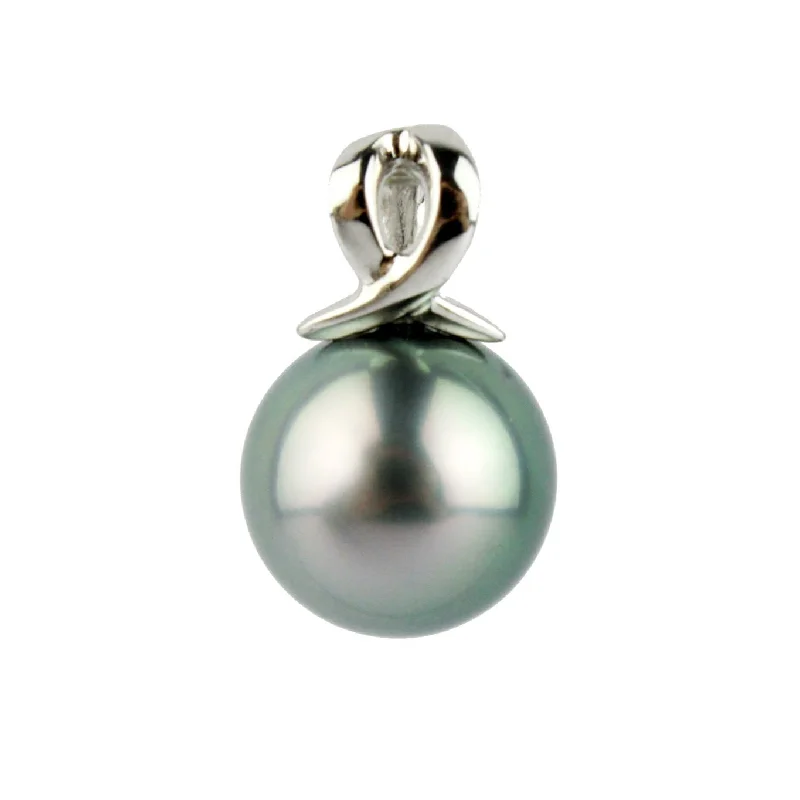 Locket Pendant Necklaces with Personalized EngravingsAqua-Pink 9.8mm Tahitian Pearl Hau Pendant