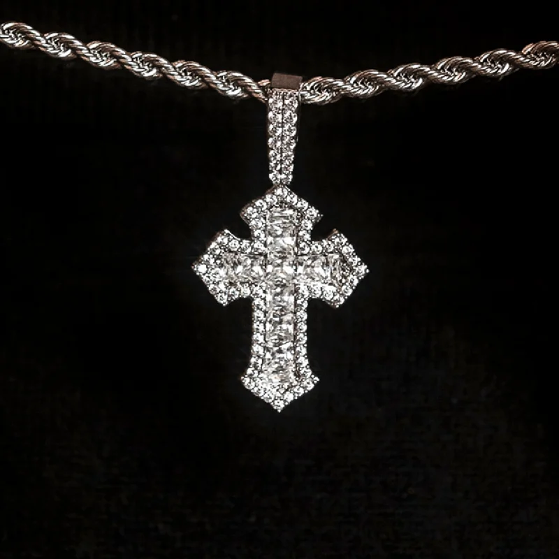 Zodiac Sign Pendant Necklaces for Astrology EnthusiastsDiamond Gothic Cross Pendant