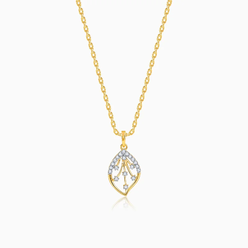 Crystal - Embellished Pendant Necklaces for a Glamorous LookGold Sublime Diamond Pendant