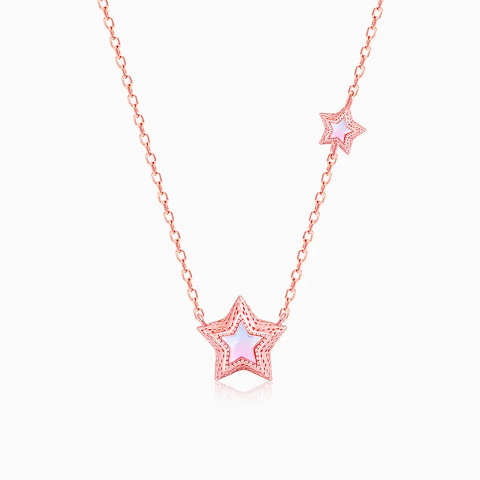 Zodiac Sign Pendant Necklaces for Astrology EnthusiastsRose Gold Shooting Star Necklace